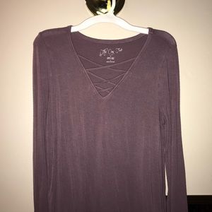Crisscross long sleeve 👚